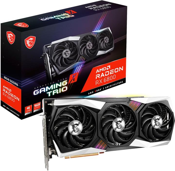 Produktbild MSI Radeon RX 6800 GAMING X TRIO 16G (16 GB)
