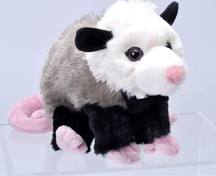 Actual product image Wild Republic Plush Opossum Mini Ecokins (20 cm)