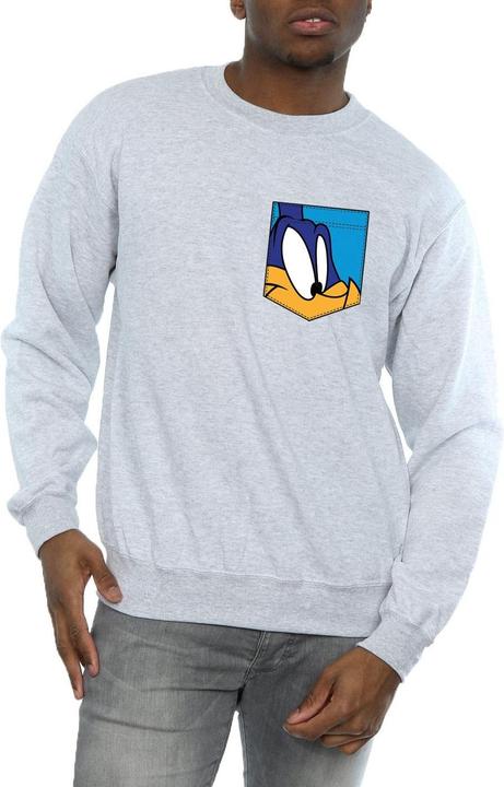 Produktbild Looney Tunes Road Runner Face Faux Pocket Sweatshirt (3XL)