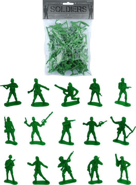 Actual product image Henbrandt Soldier Figurine (Pack of 50)