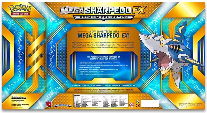 Image du produit Pokémon Mega Sharpedo EX Premium Collection Box - EN (Anglais, Coffret & Collection)