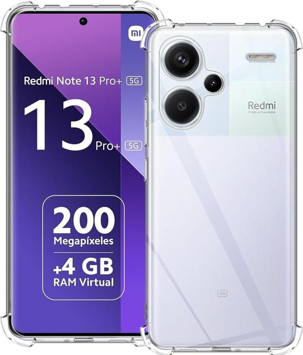 Screenguard Kristal Zachte Airbag Bumper (Xiaomi Redmi Note 13 Pro+)