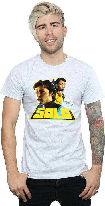 Actual product image Star Wars Mens Solo Retro Triangle T-Shirt (XXL)