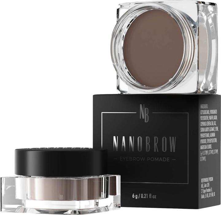 Nanobrow - Pomata per sopracciglia marrone scuro (01 Dark Brown)