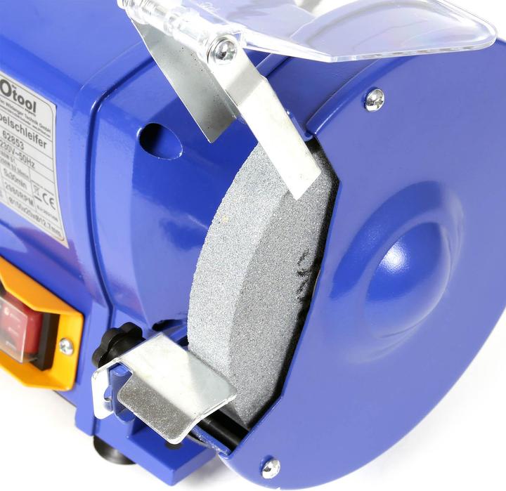 Actual product image Wiltec XPOtool Bench Grinder 250W Grinding Discs Ø 150mm with Coarse and Fine Grinding Disc (Bench grinder, 250 W)