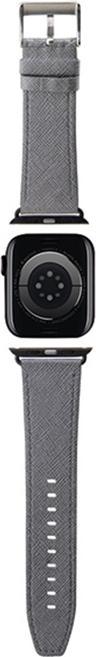 Produktbild Karl Lagerfeld Pasek KLAWLSAKLHPG Apple Watch 42/44/45/49mm srebrny/silver strap Saffiano Monogram (42 mm, 44 mm, 45 mm, 49 mm, Saffiano Leder, Apple Watch Series 1, Apple Watch Series 2, Apple Watch Series 3, Apple Watch Series 4, Apple Watch Series 5, Apple Watch Series 6, Apple Watch Series 7, Apple Watch Series 8, Apple Watch Series 9, Apple Watch SE, Apple Watch Ultra, Apple Watch Ultra 2)