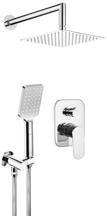 Deante Alpinia shower set Concealed shower set Chrome (NAC 09LP) (Rasierset)