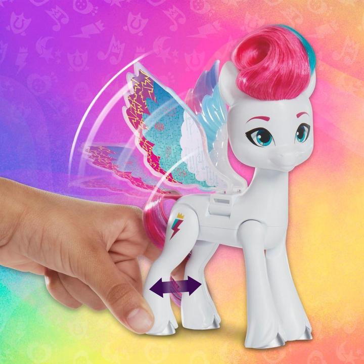 Produktbild My Little Pony Zipp Storm Überraschungsflügel Modepuppe mit Flügeln und Zubehör