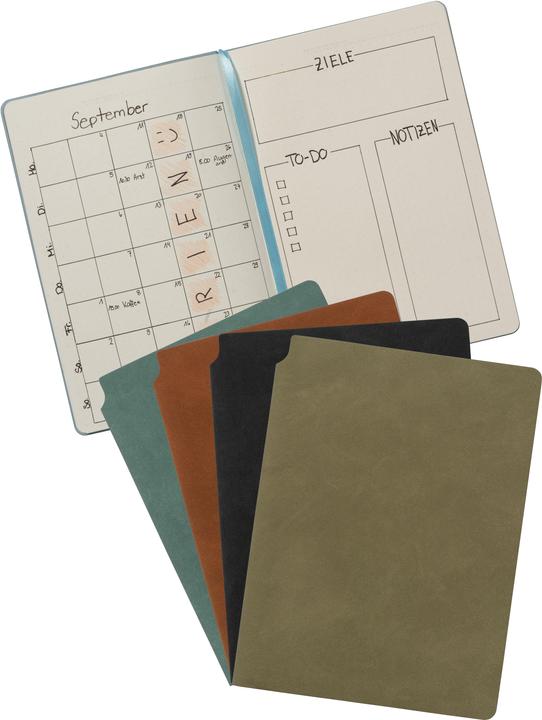 Immagine prodotto Kolma Quaderno liscio A5 a pois turchesi (A5, Quadretti, Copertina morbida)