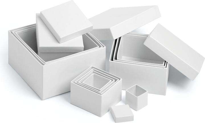 Immagine prodotto VBS Scatole di cartone XXL "Quadrate", bianche, set da 24