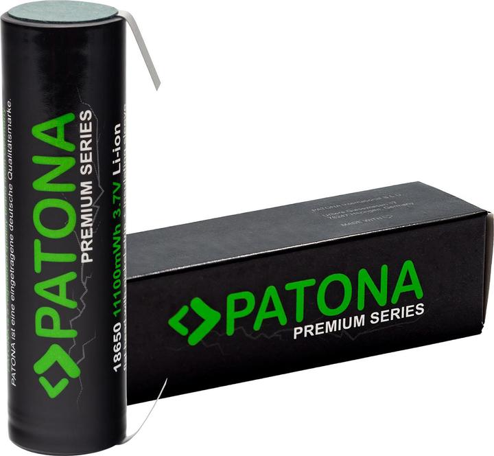 Image du produit Patona Batterie Premium 18650 bande nickel (18650, 3000 mAh)