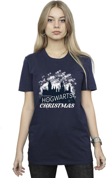 Immagine prodotto Hogwarts Christmas Maglietta Ampia Donna (XXL)