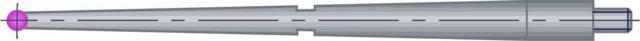 Produktbild tesa TAST Messtaster 2 mm rubinbestückt L = 36.5 mm (3.65 cm)