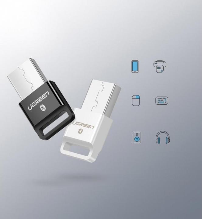 Produktbild Ugreen USB adapter Bluetooth 4.0 Qualcomm aptX black - Bluetooth-Adapter (Sender & Empfänger)