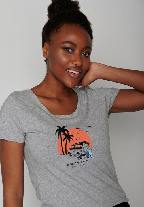 Produktbild Greenbomb Women's Nature Beach Trip Loves T-Shirt (XS)