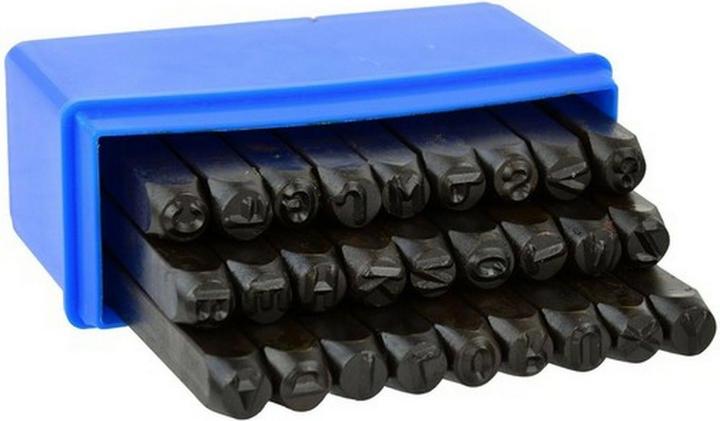 Actual product image GEKO Letter punch 6 mm, 27 pcs.