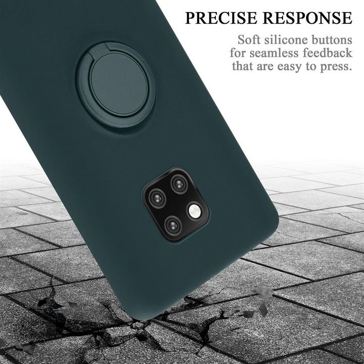 Productafbeelding Cadorabo TPU Vloeibare Ring Silicone Hoesje (Huawei Mate 20 Pro)
