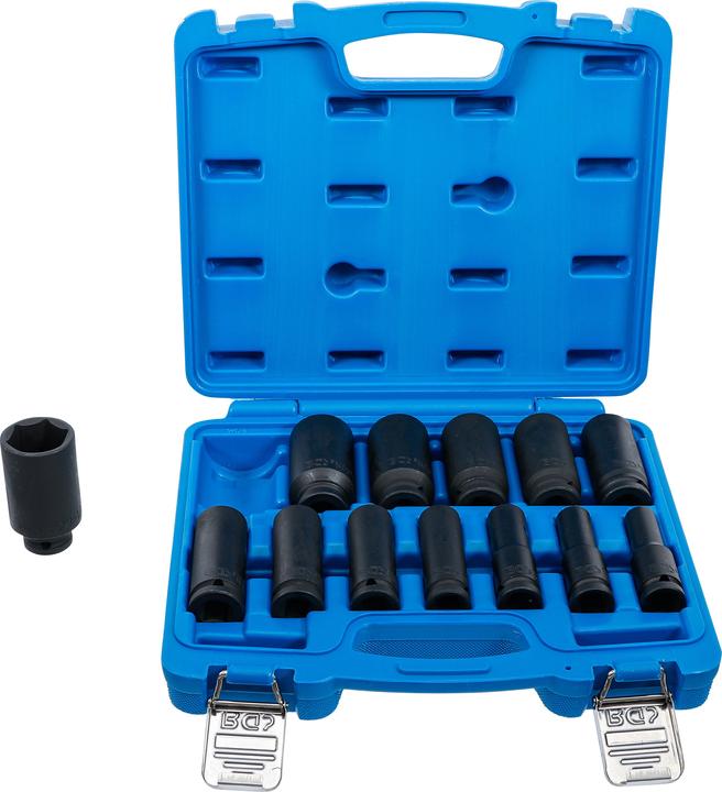Immagine prodotto BGS Set di bussole esagonali, profonde 12,5 mm (1/2") dimensioni in pollici 13 pz. (12,5 mm)