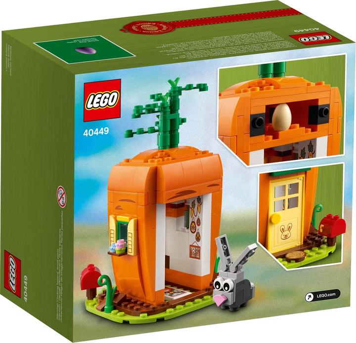 Image du produit LEGO Maison de la carotte du lapin de Pâques (40449, LEGO difficiles à trouver)