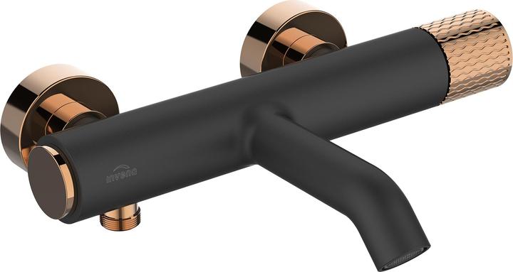 Invena Mixer Bath Starlight Black Gold