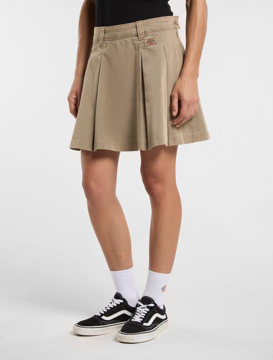 Actual product image Dickies Unionville Work Skirt Pleated Desert Sand (28)