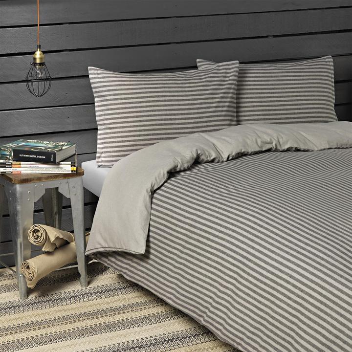 Produktbild Sampedro Winter Stripe (Bettwäsche Set, 200 x 210 cm, 65 x 65 cm)