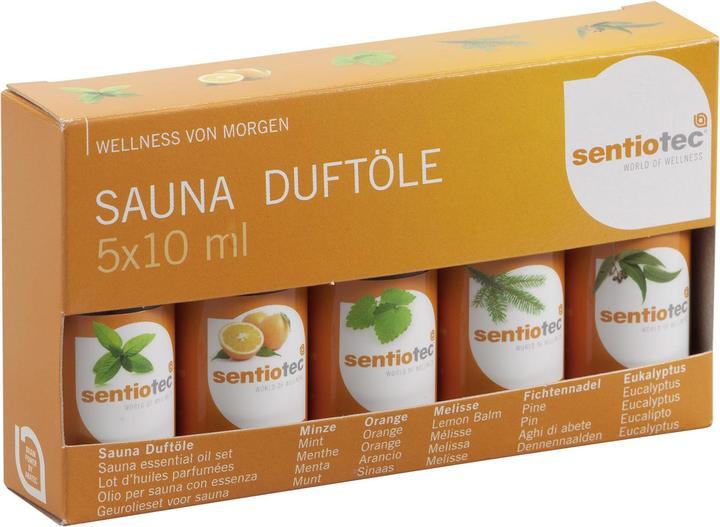 Image du produit Sentiotec Parfums pour sauna, lot de 5