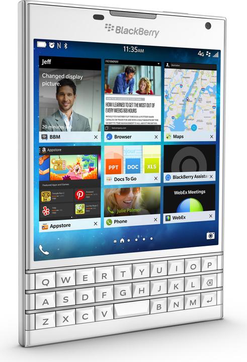 Immagine prodotto BlackBerry Passaporto (32 GB, Bianco, 4.50", SIM singola, 13 Mpx, 4G)
