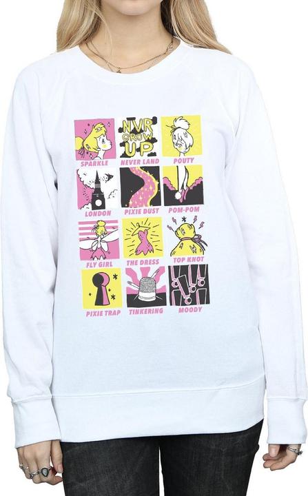 Immagine prodotto Disney Tinkerbell Squares Felpa Donna (XXL)