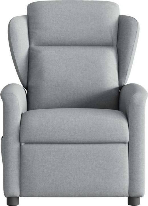 Produktbild VidaXL Massagesessel Elektrisch Hellgrau Stoff