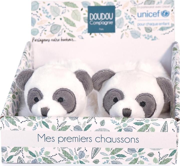 Produktbild Doudou et Compagnie Unicef Füsslinge mit Rassel Panda 0-6M