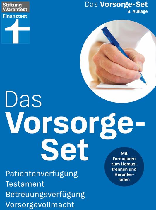 Image du produit Das Vorsorge-Set (Allemand, Stiftung Warentest, 2024)