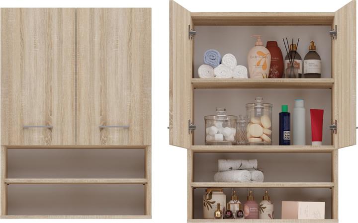 Topeshop Schrank über der Waschmaschine POLA MINI DK 64x30xH90 Sonoma