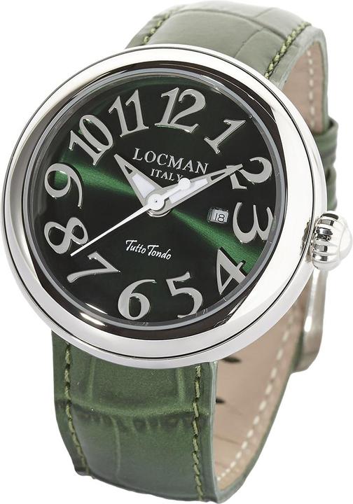 Produktbild Locman Italy Damenuhr Tutto Tondo grün Ref. 0360 (Analoguhr, 40 mm)