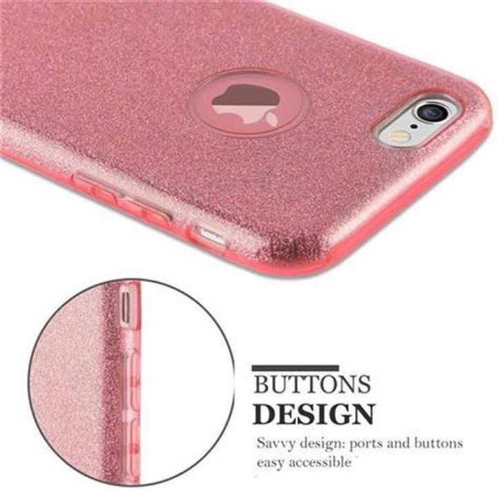 Produktbild Cadorabo TPU Glitzer (3-teilig) Cover (Apple iPhone 6)