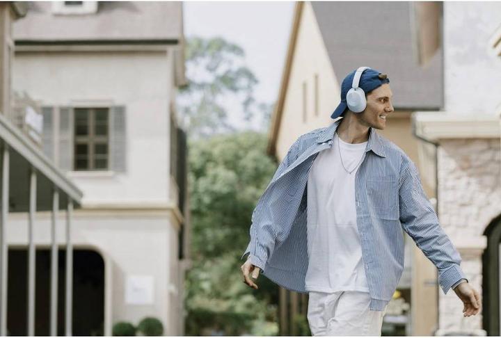 Image du produit OneOdio Handy Over Ear Kopfhörer Bluetooth® Blau Noise Cancelling (ANC, 75 h, Sans fil)