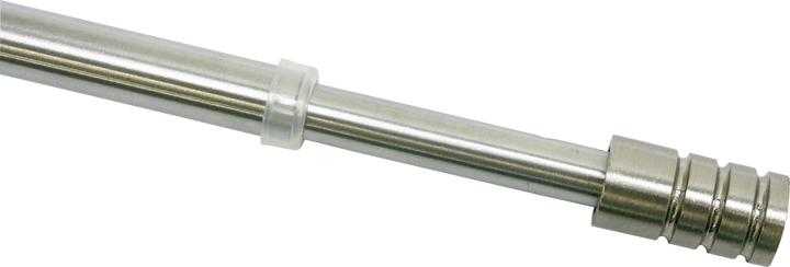 Image du produit Gardinia Barre de vitrage cylindrique Ø 8/10 mm aspect inox