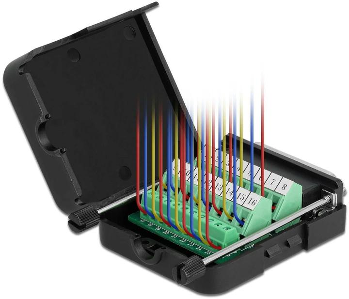 Actual product image Delock Adapter terminal block 26Pin - DB25 parallel port socket (0.06 m, Parallel (printer))