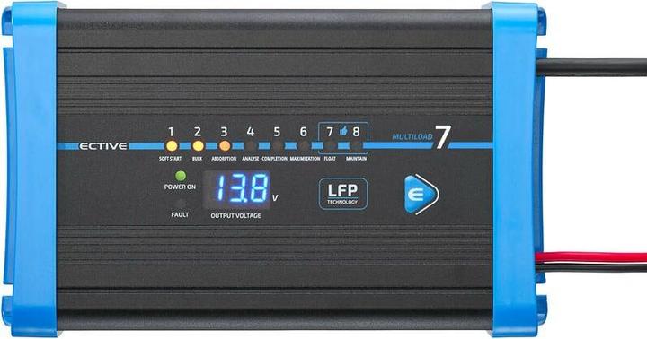 Produktbild Ective Multiload 7 LFP 7A/12V 8-Stufen Batterieladegerät (12V, 30 A)