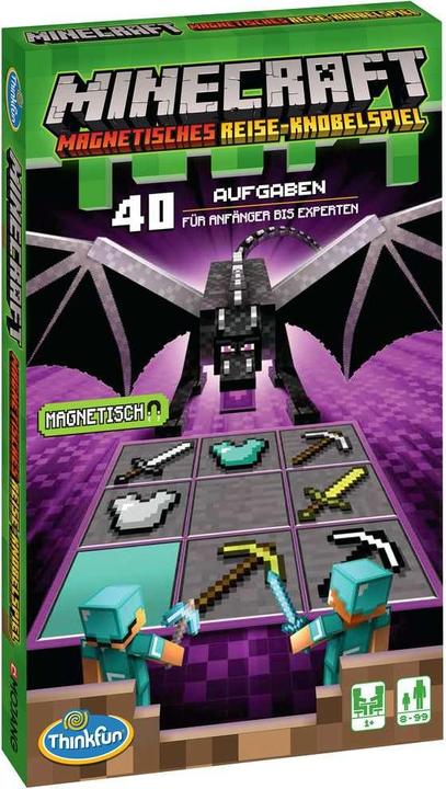 Image du produit Thinkfun Minecraft - Le jeu de voyage magnétique (Allemand)