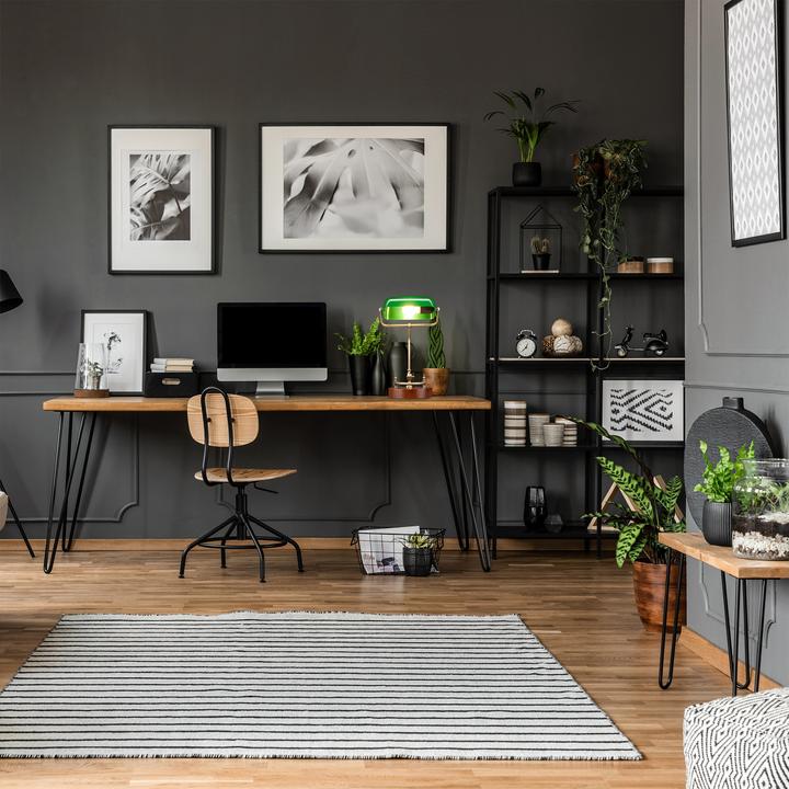 Actual product image Relaxdays Banker lamp