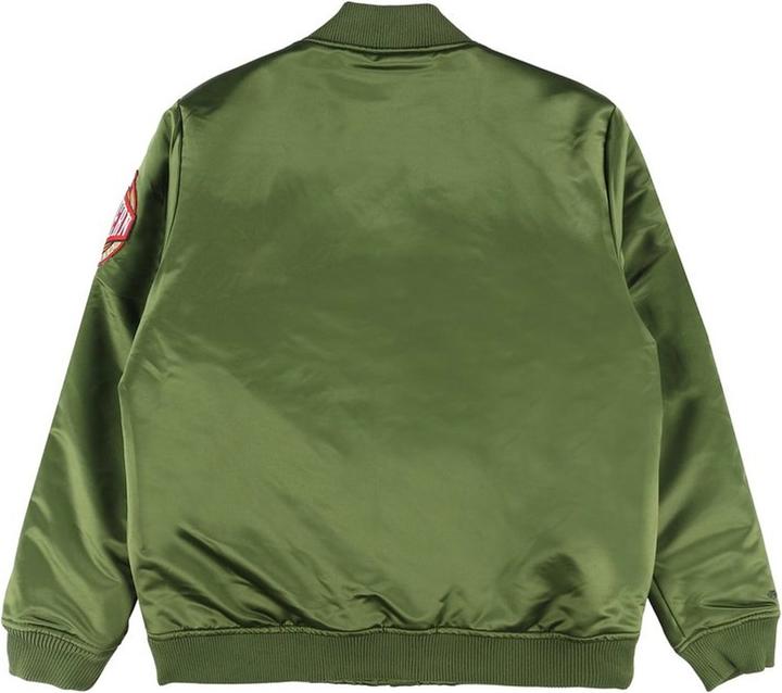 Actual product image Mitchell & Ness NBA Flight Satin - LA Lakers Bomber Jacket - 103809 (M)