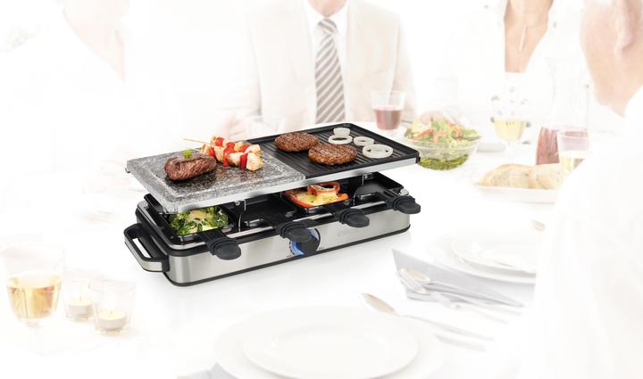 Produktbild Princess Raclette 8 Stone und Grill Deluxe