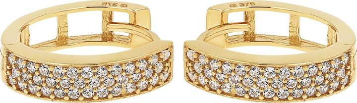 Actual product image Amor Ohrschmuck für Damen, Gold 375, Zirkonia synth. (Gold 375, 9 ct)