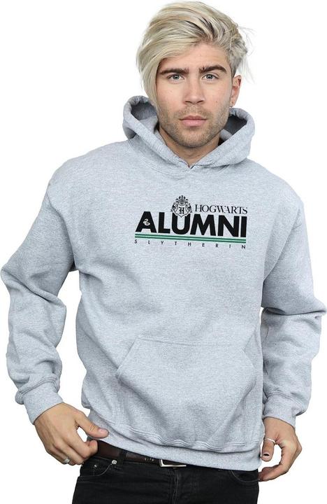 Actual product image Mens Hogwarts Alumni Slytherin Hoodie (XL)