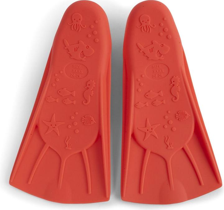 Actual product image Filibabba Swim fins size 24-26 - Warm Red