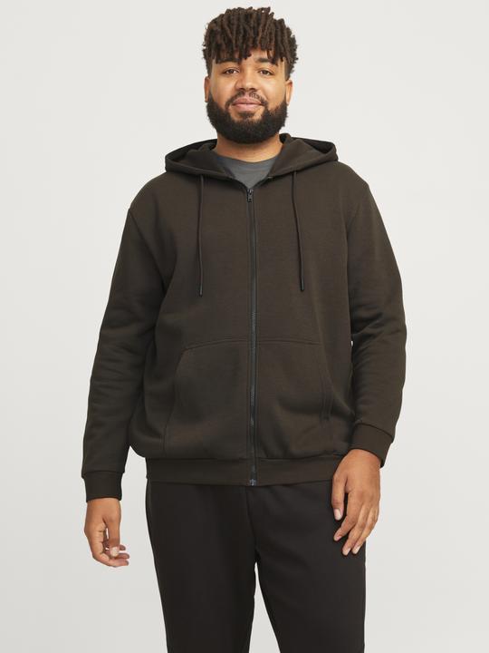 Produktbild Jack & Jones Jjebradley Sweat Zip Hood Noos Pls (6XL)