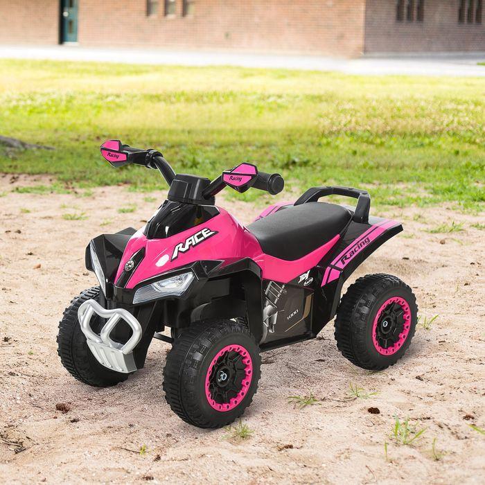 Image du produit Swisshandel24 voiture à pédales voiture à pédales pour enfants 18-36 mois lumière musique plastique acier rose