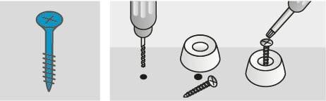 Image du produit Fix-o-moll Butoir de porte (2 pièce(s), Ø 21 x 11 mm)