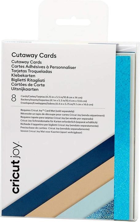 Produktbild Cricut Joy cut-away card marina sampler A2 10 pieces(P)